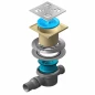 Точечный трап PESTAN Confluo Standard  Square, Точечный трап 150х150 мм Confluo Standard Square 4, металл с перфорацией Square, без рамки