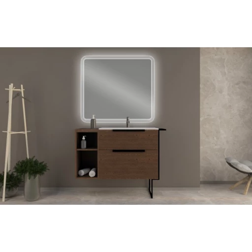 Мебель для ванной CEZARES ELEGANCE 75, Раковина из искусственного мрамора, 75х46