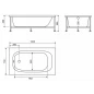Ванна акриловая BELBAGNO BB101