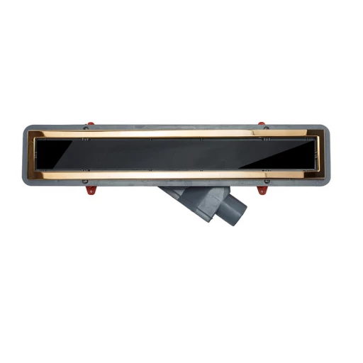 Линейный трап PESTAN Confluo Premium Line Gold With Black Glass, Линейный трап Confluo Premium Black Glass Line 300 Gold