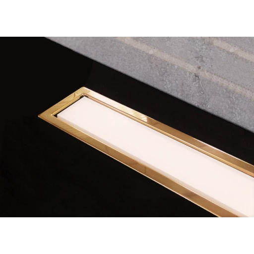 Линейный трап PESTAN Confluo Premium Line Gold With White Glass, Линейный трап Confluo Premium White Glass Line 300 Gold
