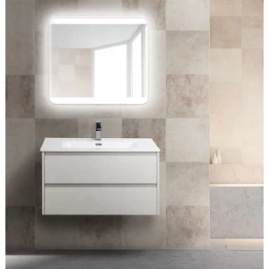 Мебель для ванной комнаты BELBAGNO KRAFT-900, Керамическая раковина 910x460x170 мм