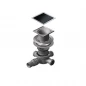 Точечный трап PESTAN Confluo Standard Black Glass, Точечный трап 150х150 мм Confluo Standard Black Glass 2, чёрное стекло, с рамкой