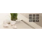 Линейный трап PESTAN Confluo Slim Line, Линейный трап Confluo Slim Line 1150,ультратонкая модель с дизайн-вставкой Slim