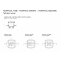 Точечный трап PESTAN Confluo Standard  Square, Точечный трап 150х150 мм Confluo Standard Square 4, металл с перфорацией Square, без рамки