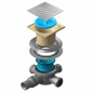 Точечный трап PESTAN Confluo Standard Tide, Точечный трап 150х150 мм Confluo Standard Tide 3 , металл с перфорацией Tide (Волна), без рамки
