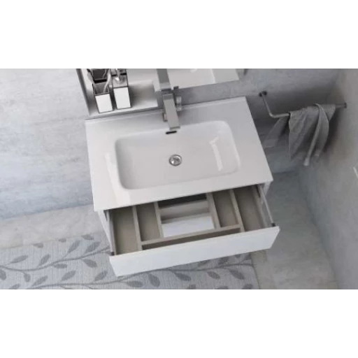 Мебель для ванной CEZARES ELEGANCE 75, Раковина из искусственного мрамора, 75х46