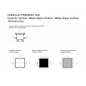 Точечный трап PESTAN Confluo Standard Ceramic, Точечный трап 150х150 мм Confluo Standard Ceramic 4, полая под плитку, с рамкой