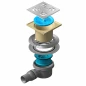 Точечный трап PESTAN Confluo Standard  Square, Точечный трап 150х150 мм Confluo Standard Square 4, металл с перфорацией Square, без рамки