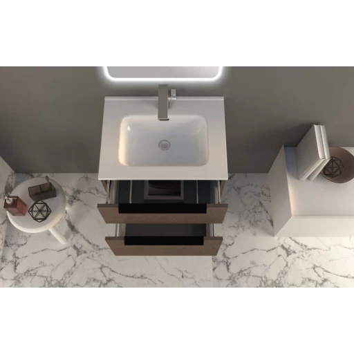 Мебель для ванной CEZARES ELEGANCE 75, Раковина из искусственного мрамора, 75х46