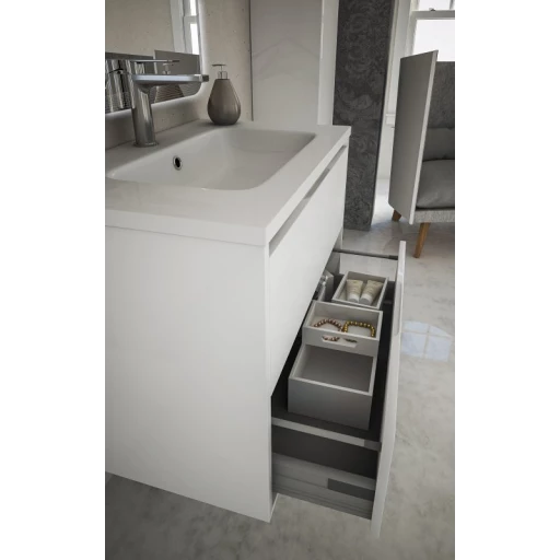 Мебель для ванной CEZARES ELEGANCE 75, Раковина из искусственного мрамора, 75х46