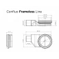 Душевой лоток Pestan Confluo Frameless Line, Душевой лоток Pestan Confluo Frameless Line 450