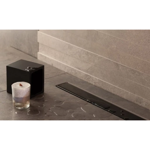 Душевой лоток Pestan Confluo Frameless Line, Душевой лоток Pestan Confluo Frameless Line  850 Black Glass